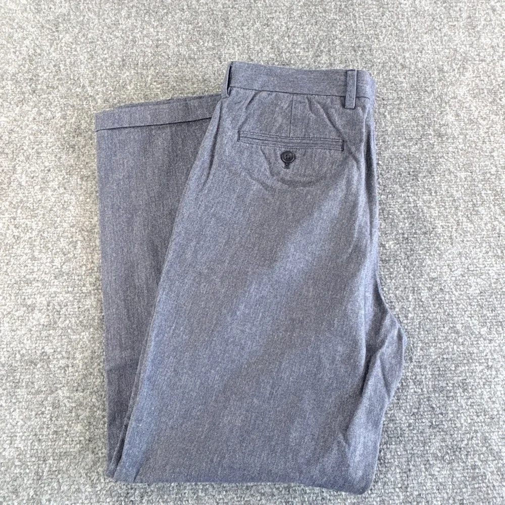 Banana Republic Kentfield Pant Mens 32x32 Mid Blue Cotton Straight Leg Trousers